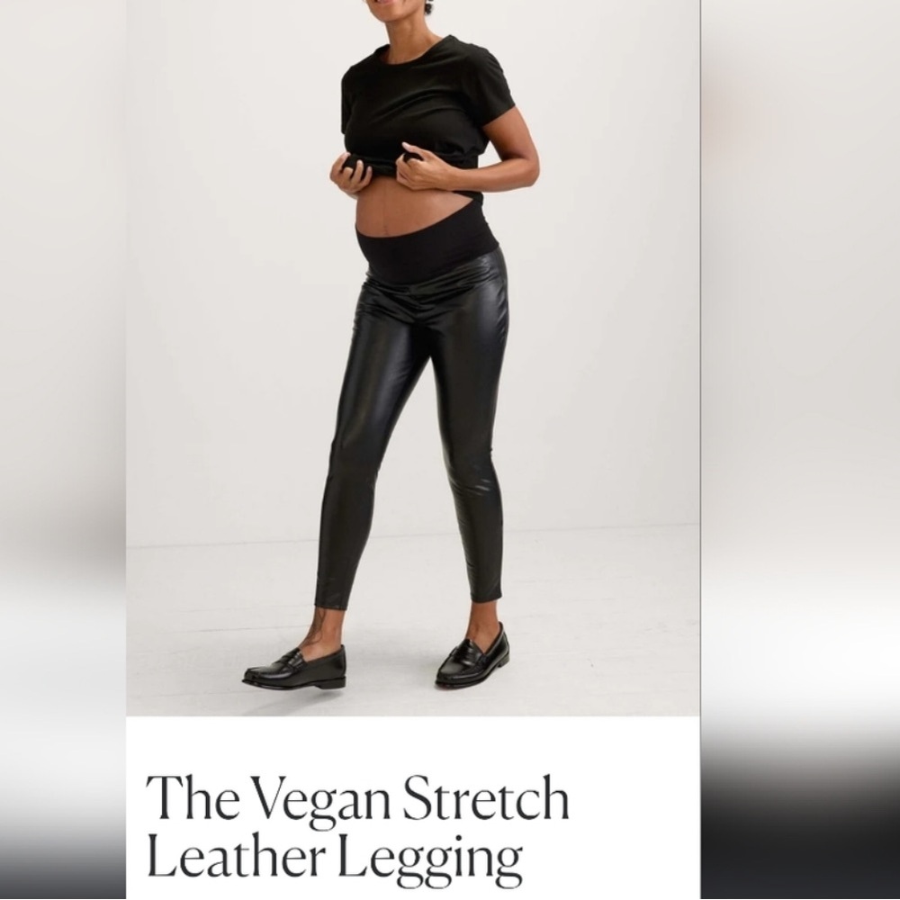 Hatch Vegan Leather Stretch Legging
